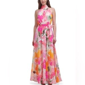 Eliza J halter maxi dress